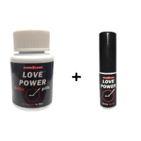 Love Power - capsule și spray pentru întârziere a ejaculării